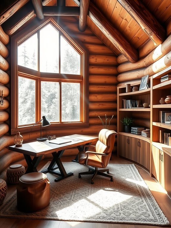 chic and functional workspace design