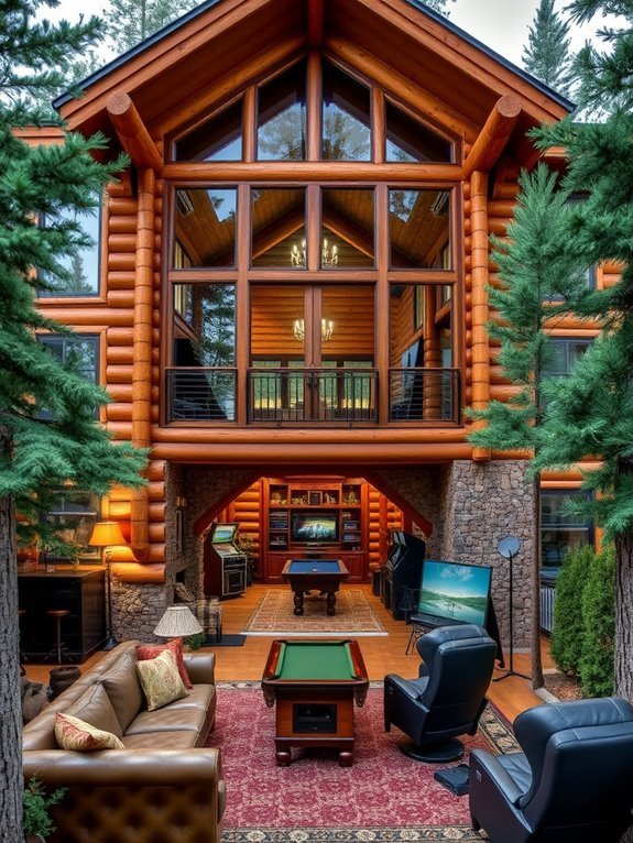 chic wooden cabin getaway