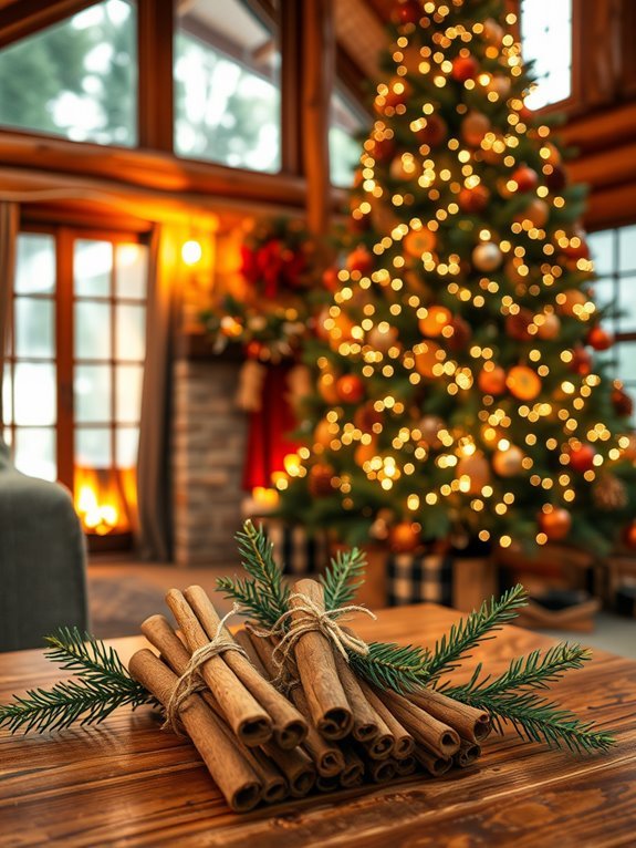 cinnamon stick decorative bundles