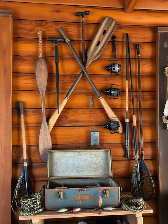 classic angling equipment collection