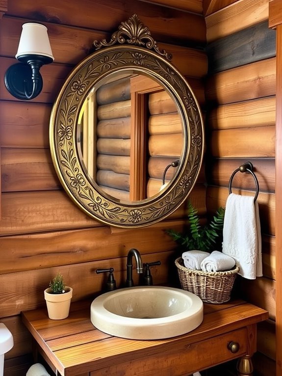 classic circular reflective decor