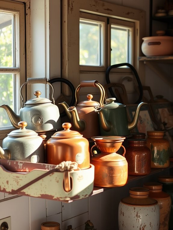 classic collectible tea kettles