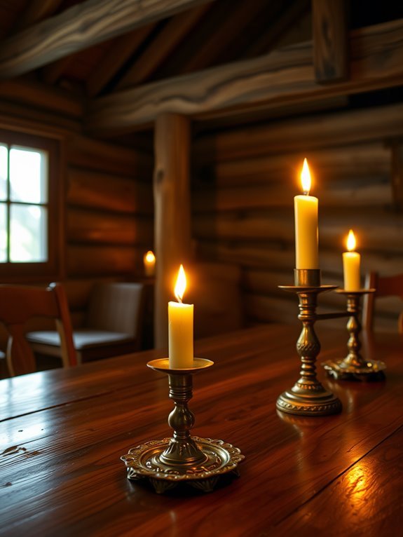 classic decorative candle set