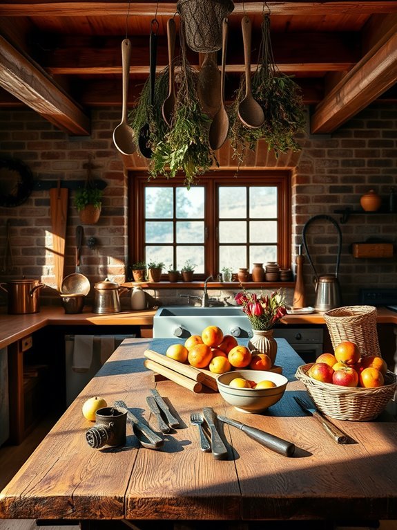 classic handcrafted kitchen tools
