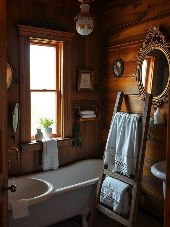 classic retro bathroom decor