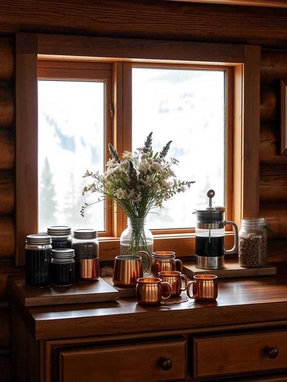 coffee preparation and enjoyment