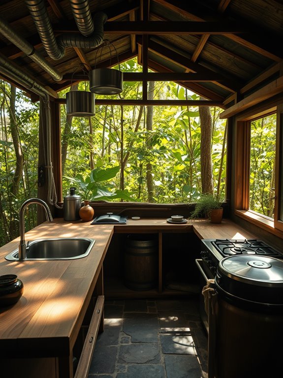 collect and store rainwater