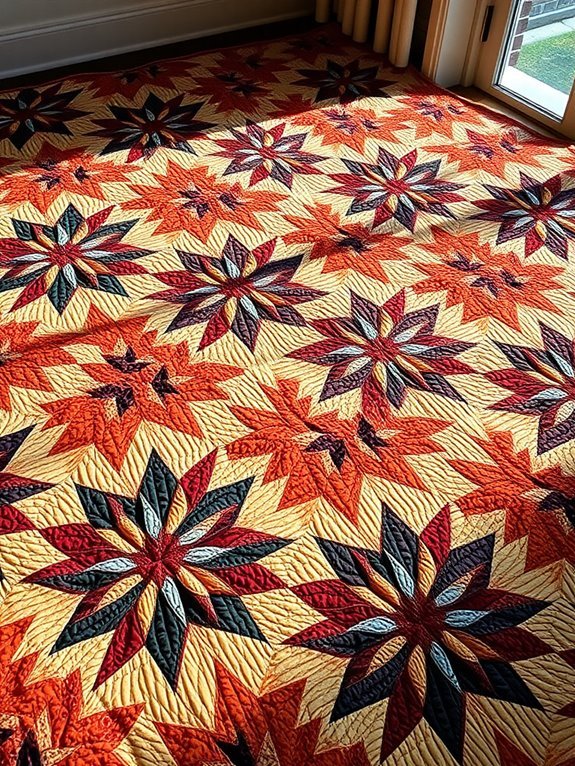 colorful fabric quilt designs