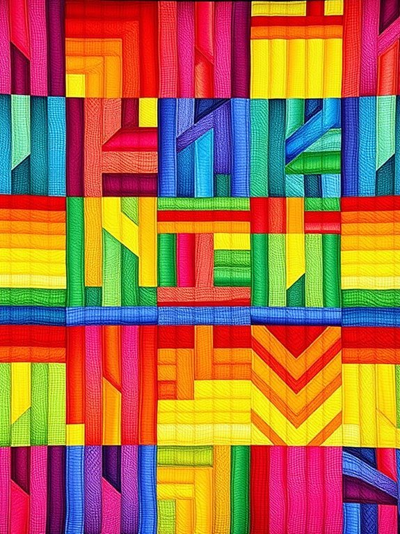 colorful geometric building blocks