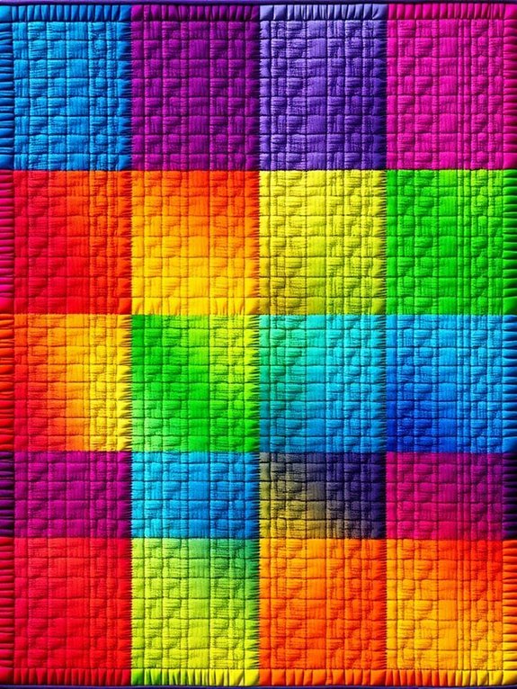 colorful gradient fabric design