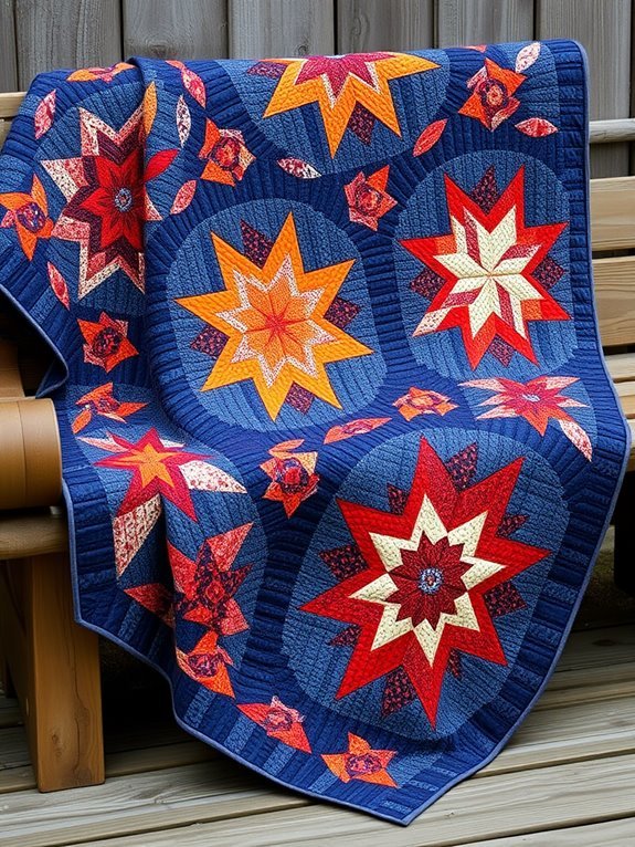 colorful patchwork quilt design