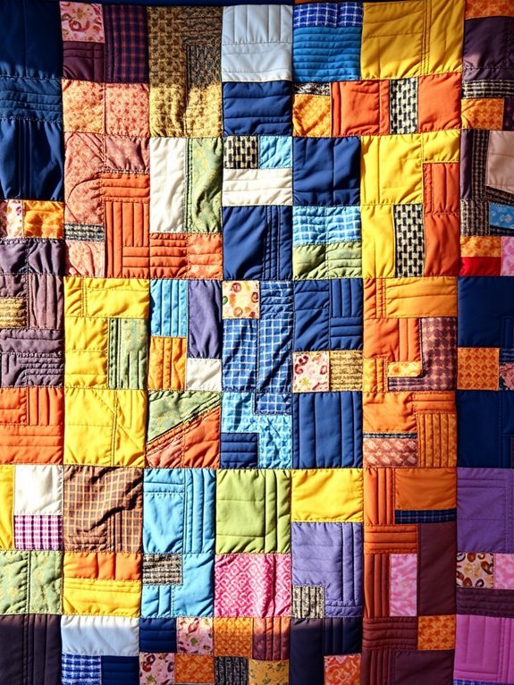 colorful patchwork quilt design