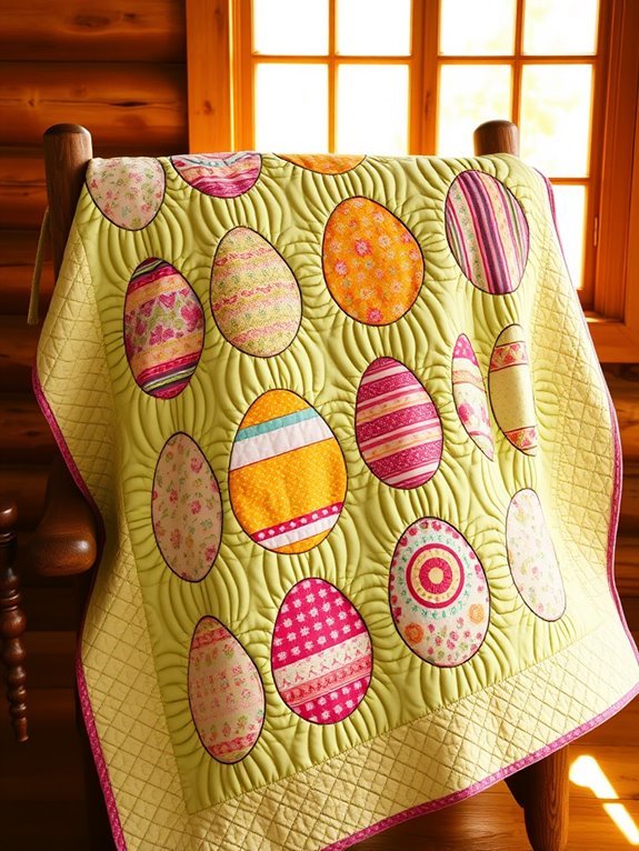 colorful seasonal quilt design