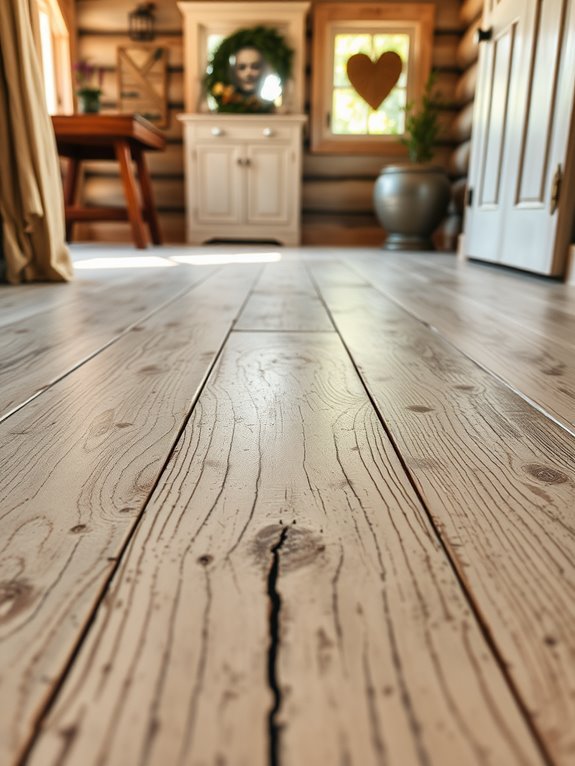 colorful wooden floor finishes