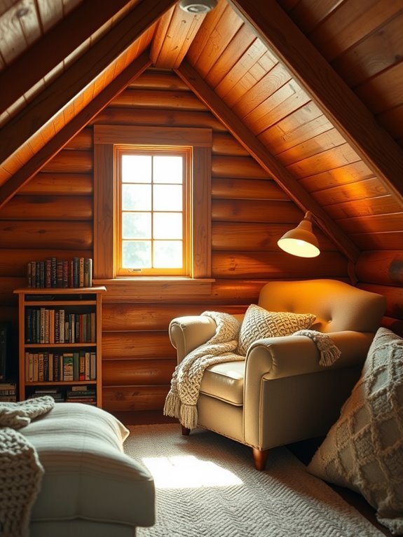 comfortable book corner escape