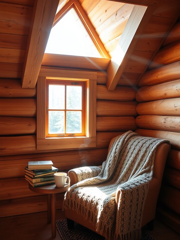 comfortable book corner retreat