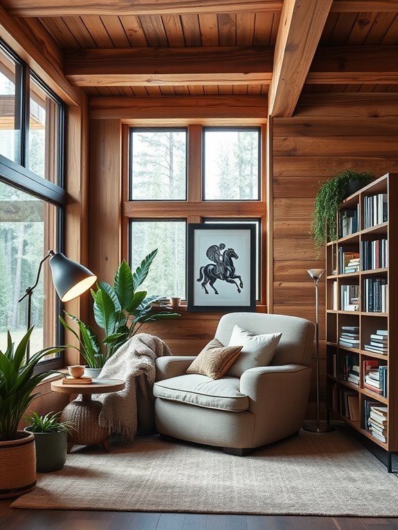 comfortable corner for reading