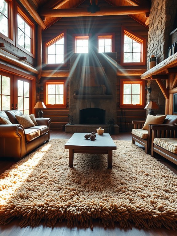 comfortable decorative floor coverings