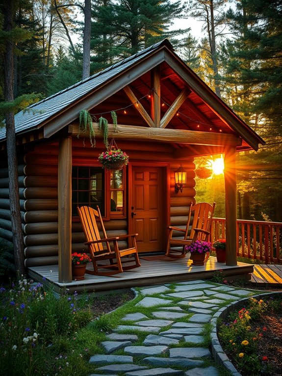 comfortable outdoor living space