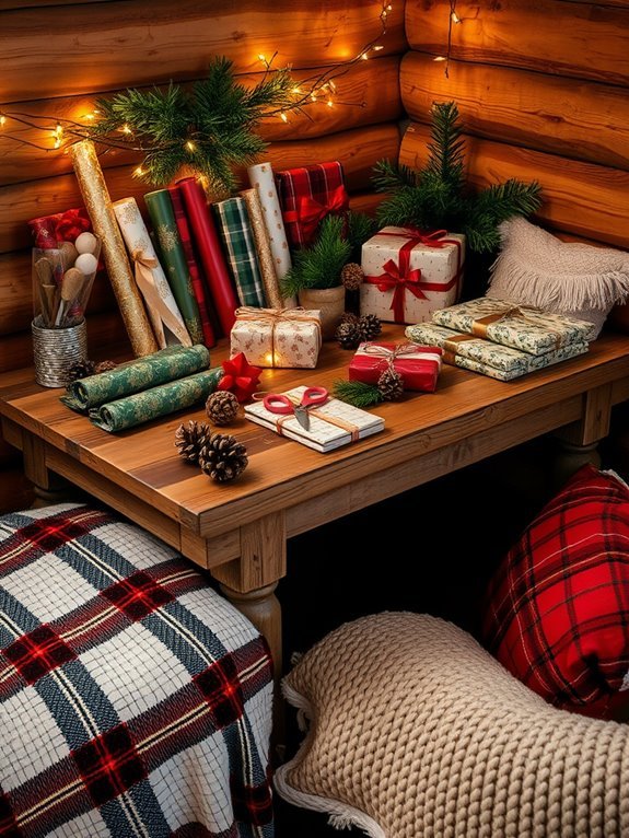 comfortable reading nook