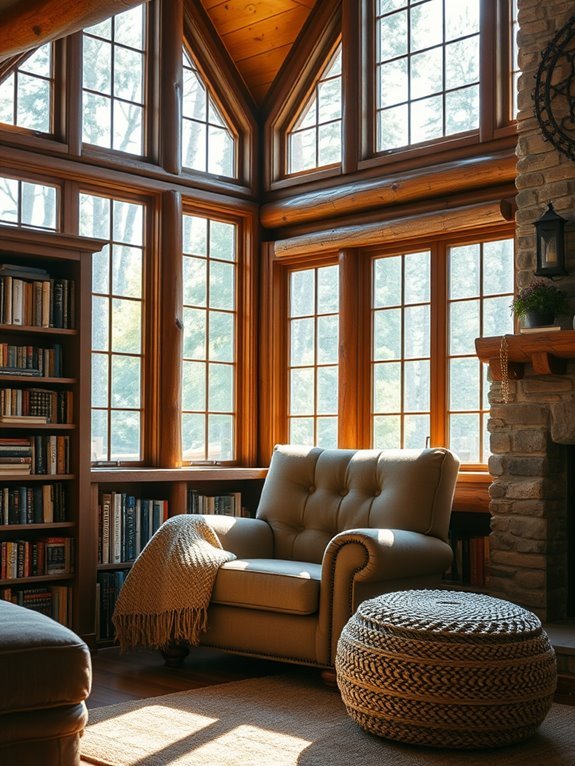 comfortable reading spaces