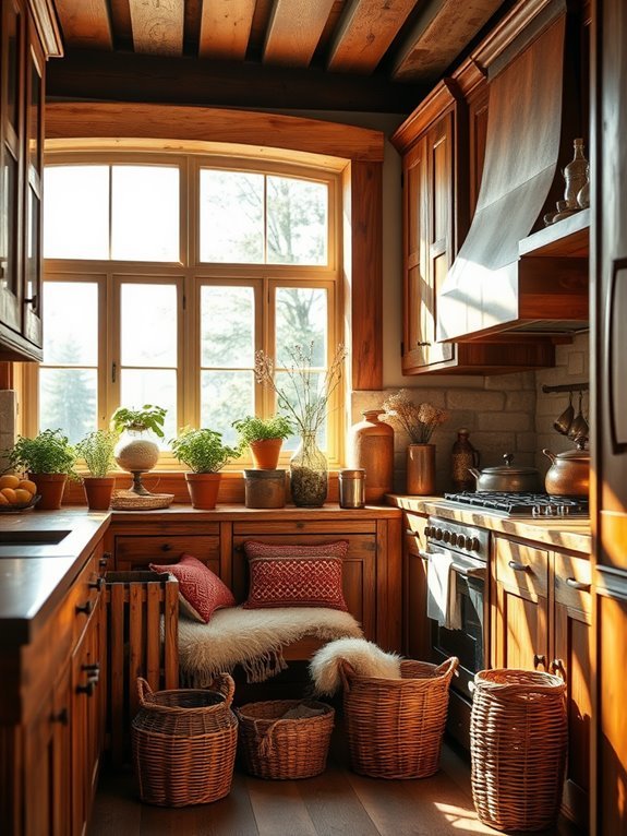 comfortable seating area