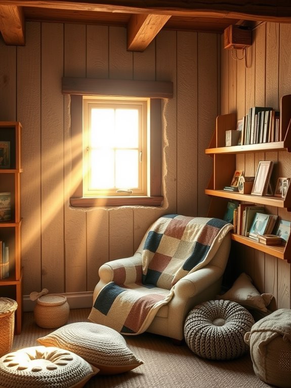 comfortable spaces for reading