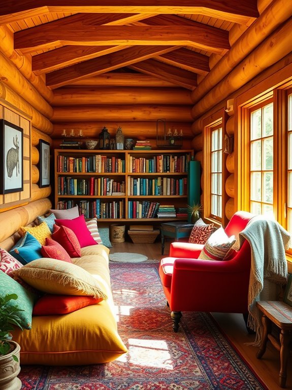 comfortable spaces for reading