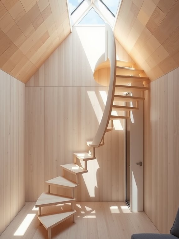 compact and functional stair designs