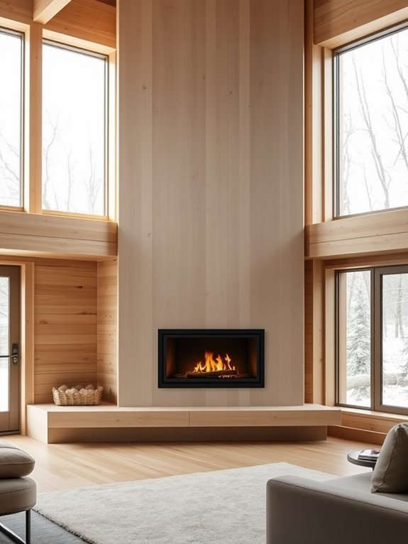contemporary fireplace design solutions