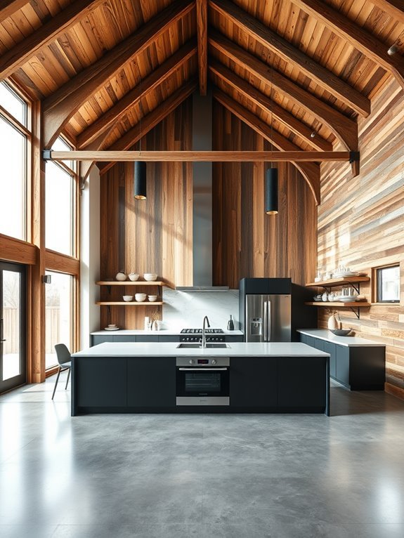 contemporary functional kitchen design