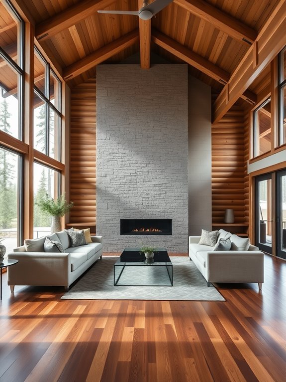 contemporary hearth designs showcased