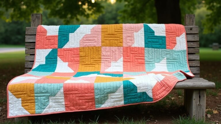 contemporary log cabin quilts