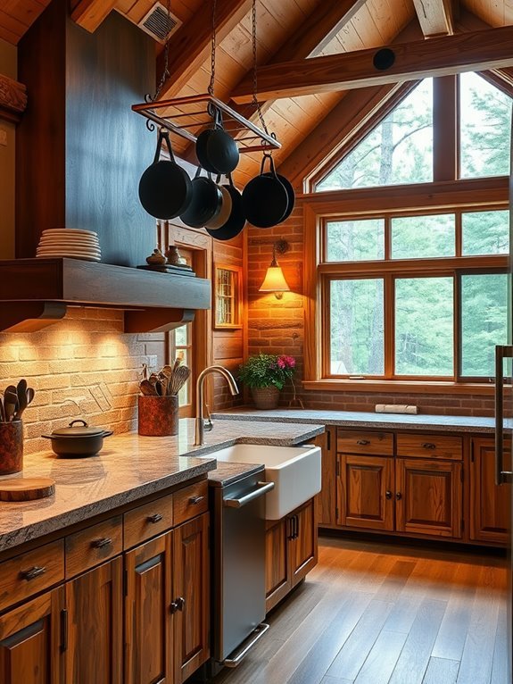 contemporary rustic design blend