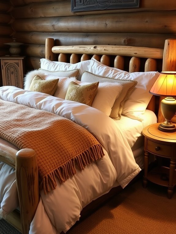 cozy and comfortable bedding