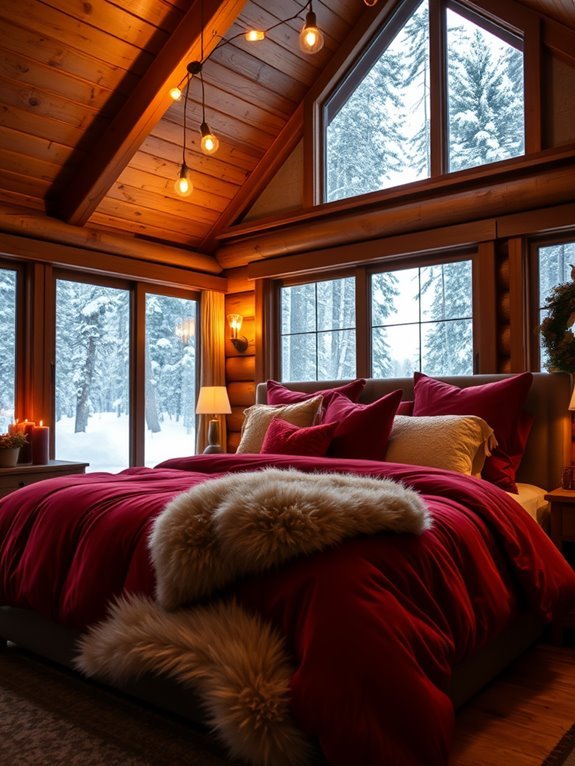 cozy and comfortable bedding