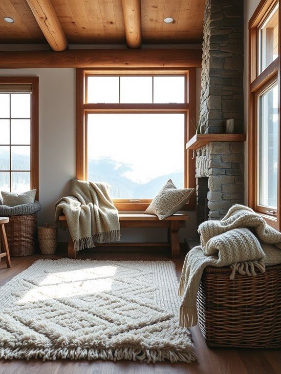 cozy and inviting fabrics