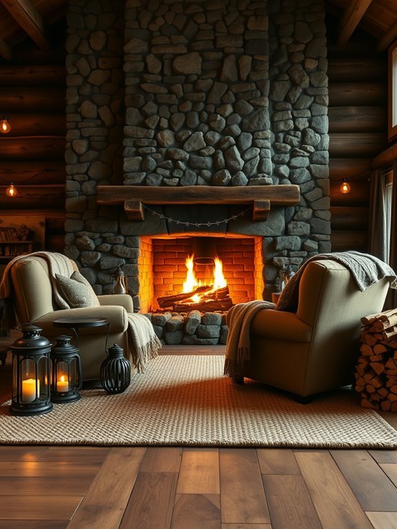 cozy and stylish fireplaces