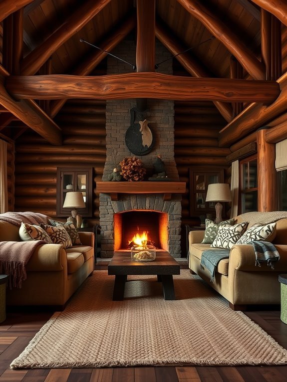 cozy blankets and cushions