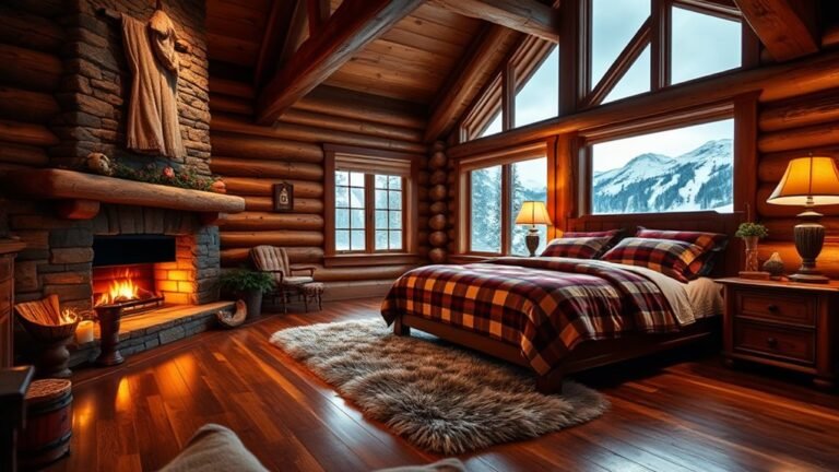 cozy cabin bedroom inspiration