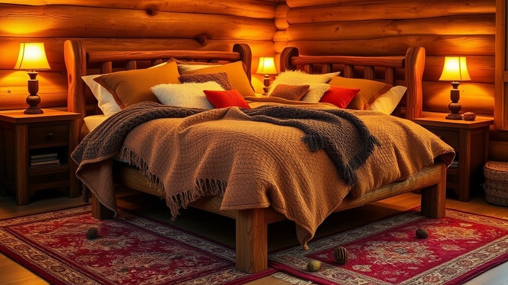 cozy cabin bedroom inspiration