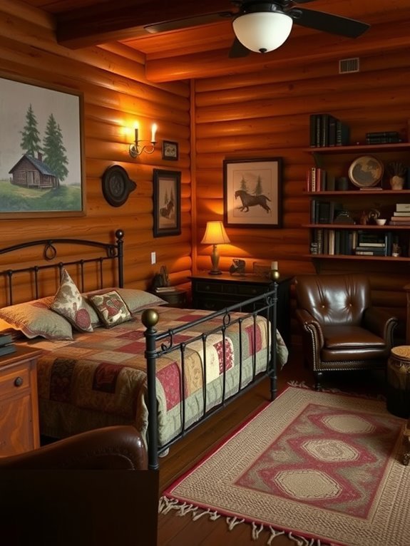 cozy cabin decor artwork