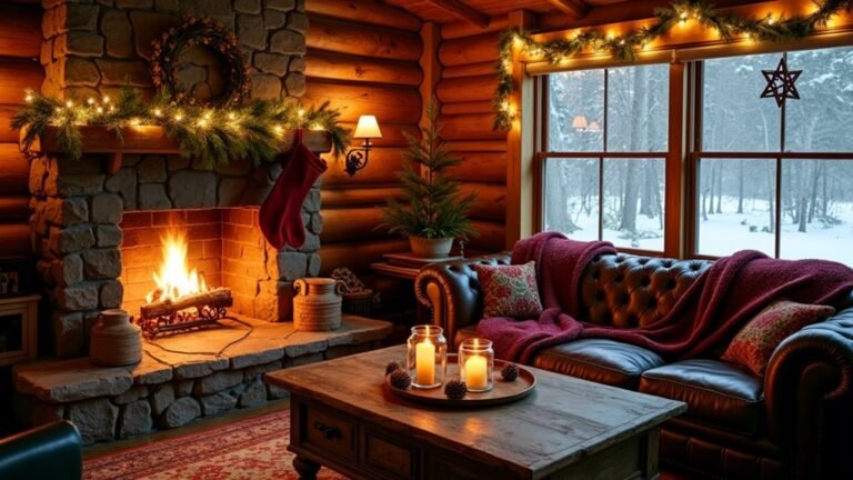 cozy cabin holiday decor