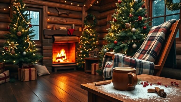 cozy cabin holiday decorations