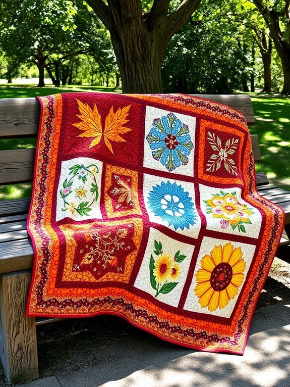 cozy cabin inspired quilt design