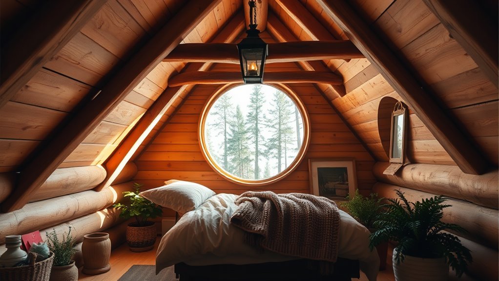 cozy cabin loft designs