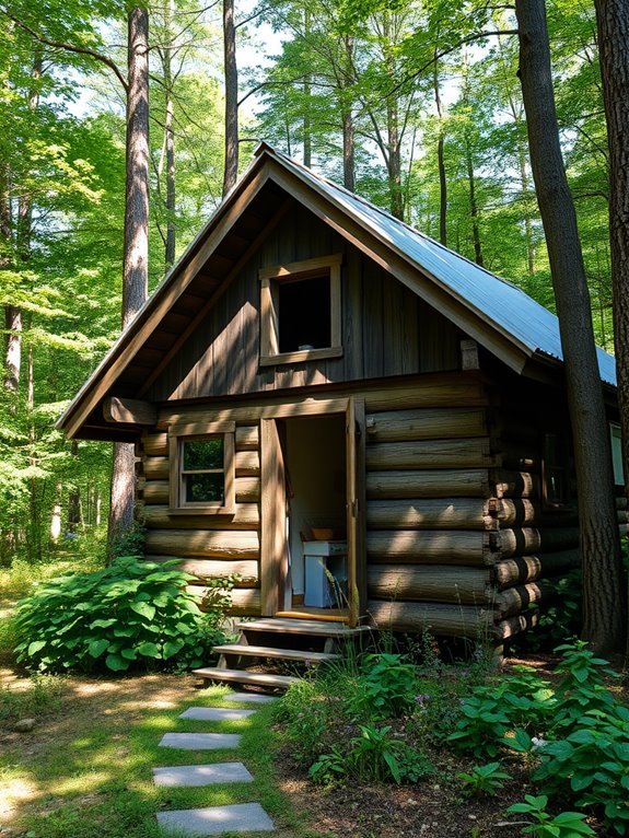 cozy cabin with loft
