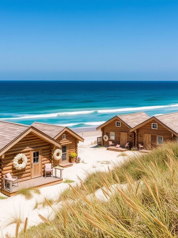 cozy coastal retreat ambiance