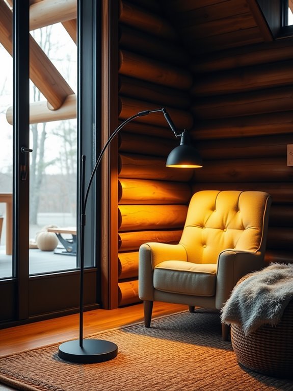 cozy corner floor lamps