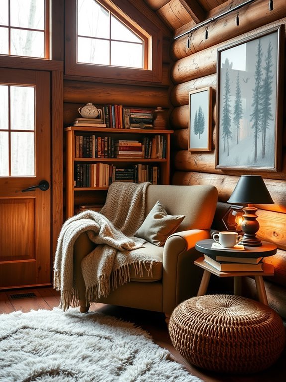 cozy corner for reading